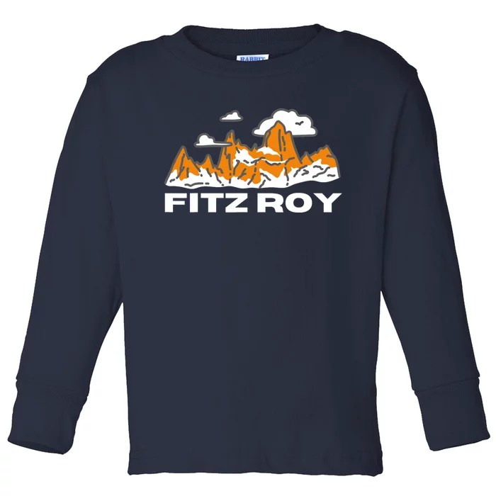 Argentina Hike Mount Fitz Roy Toddler Long Sleeve Shirt