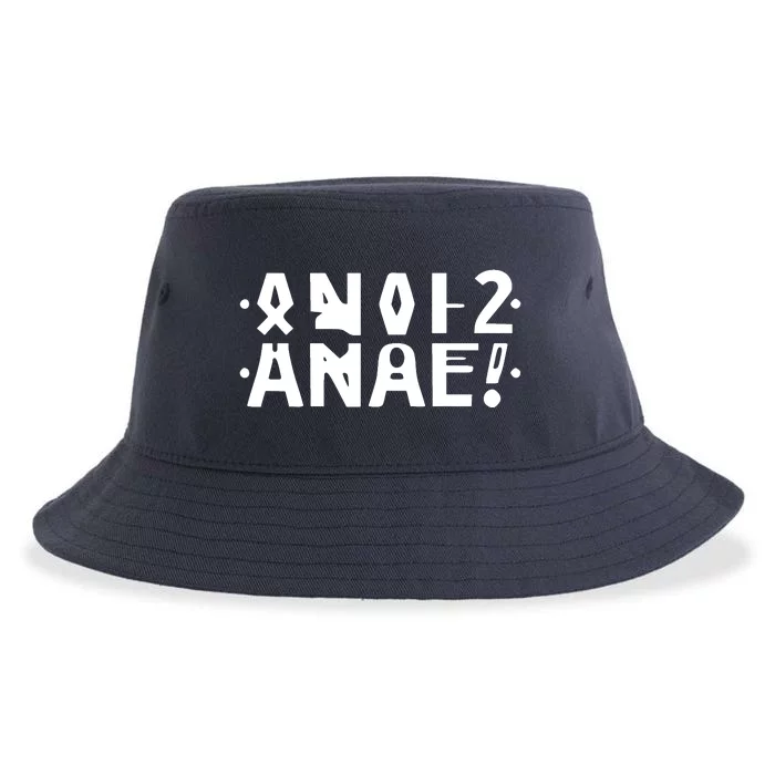 Anal Hidden Message Sustainable Bucket Hat