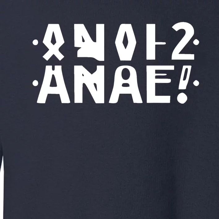 Anal Hidden Message Toddler Sweatshirt