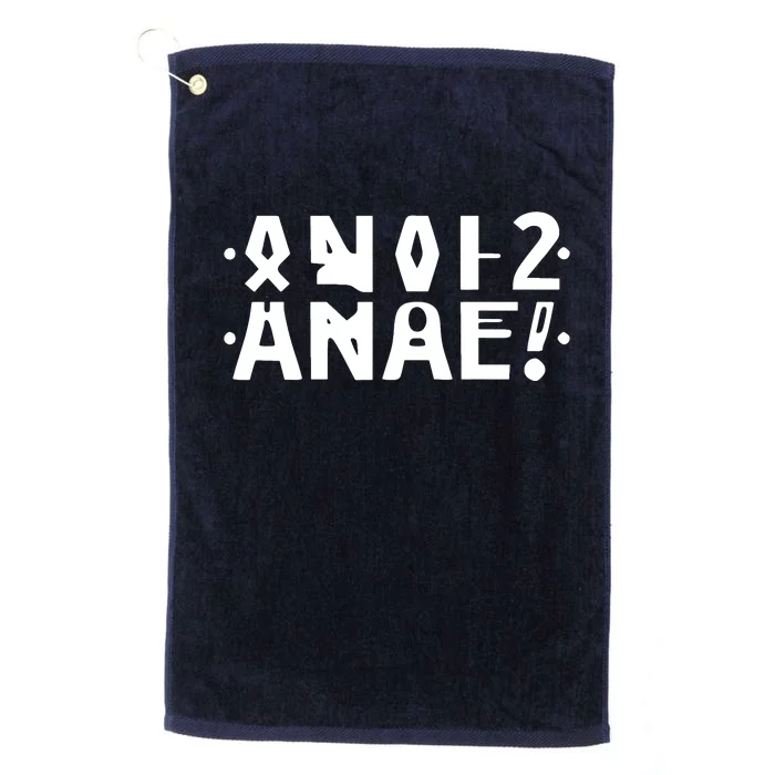 Anal Hidden Message Platinum Collection Golf Towel