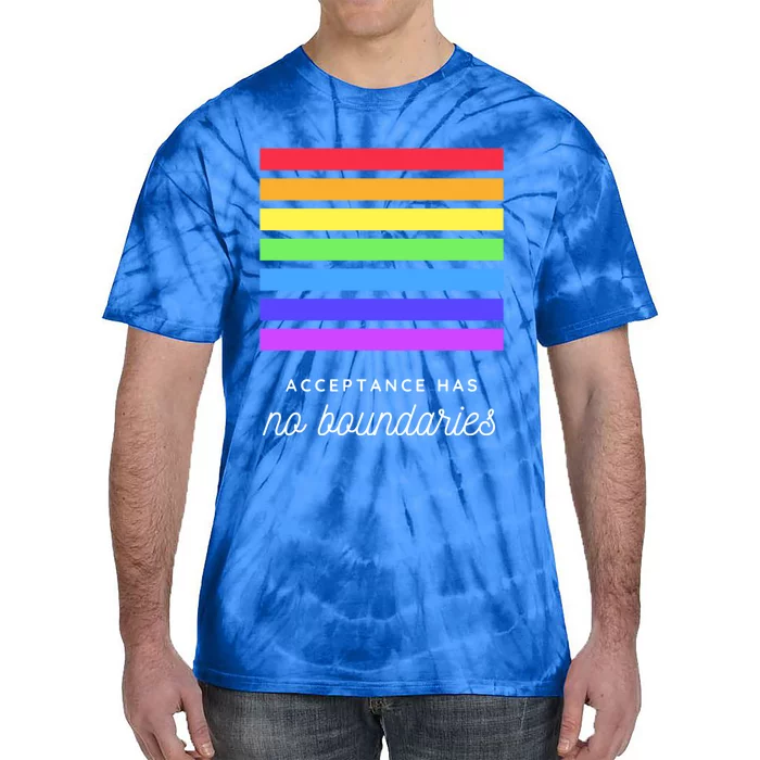 Acceptance Has No Limits To Lgbt Gift Tie-Dye T-Shirt