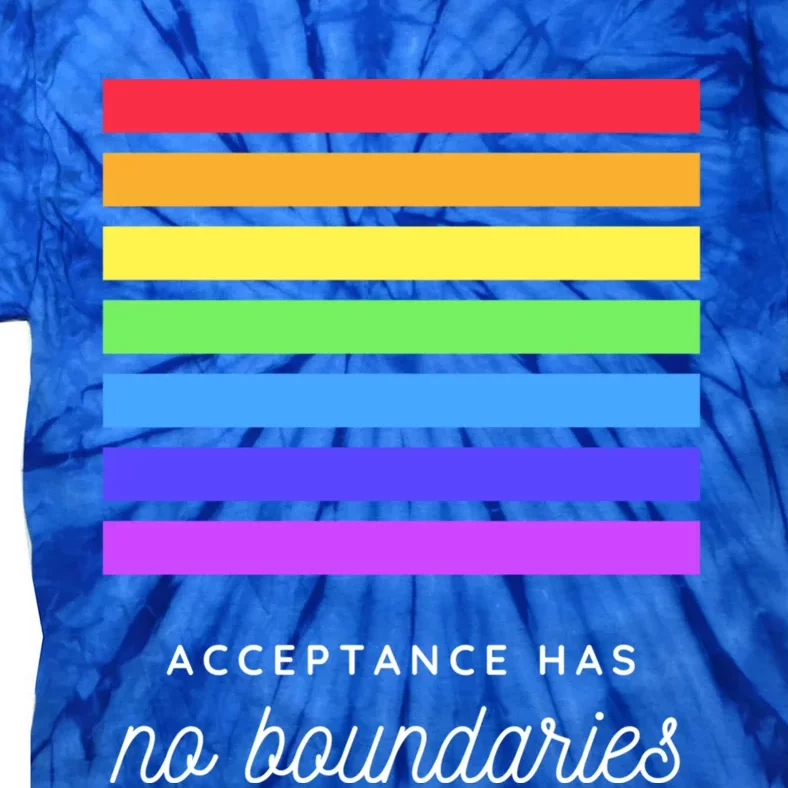 Acceptance Has No Limits To Lgbt Gift Tie-Dye T-Shirt