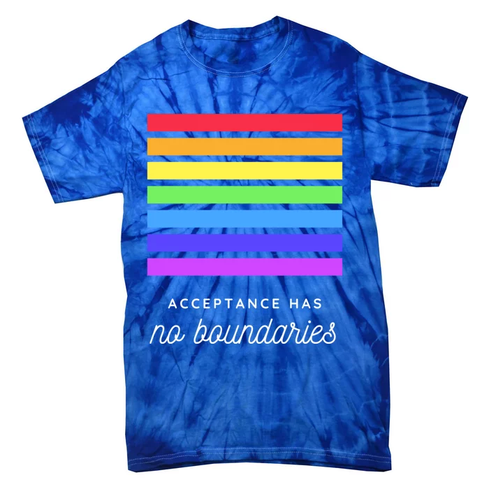 Acceptance Has No Limits To Lgbt Gift Tie-Dye T-Shirt