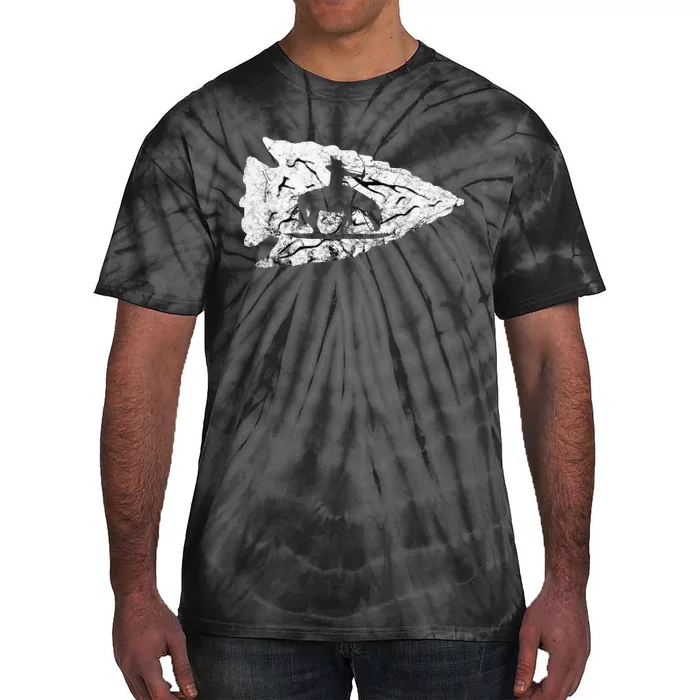 Arrowhead Hunting Native American Relic Hunter Arrowhead Tie-Dye T-Shirt