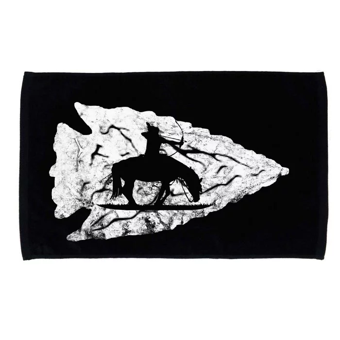 Arrowhead Hunting Native American Relic Hunter Arrowhead Microfiber Hand Towel