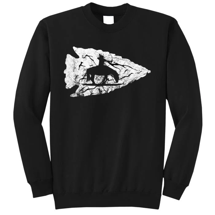 Arrowhead Hunting Native American Relic Hunter Arrowhead Tall Sweatshirt