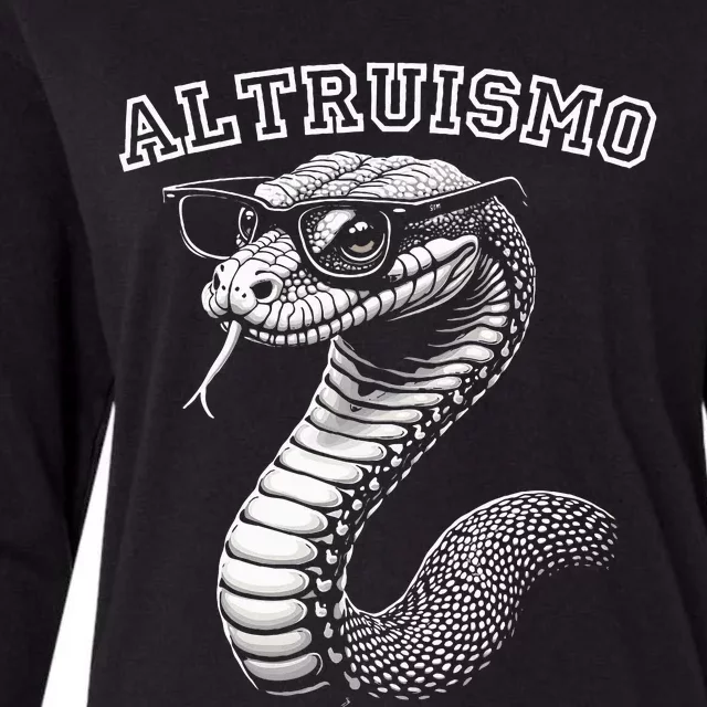 Altruismo House Of Givers Rca School Snake Student Womens Cotton Relaxed Long Sleeve T-Shirt