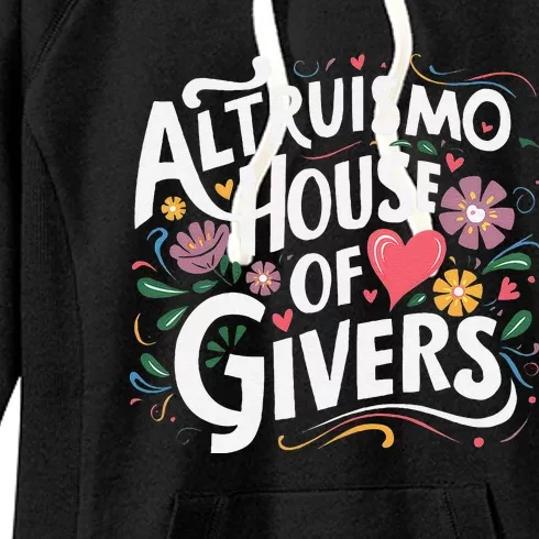 Altruismo House Of Givers Rca Givers School Spirit Gift Women's Fleece Hoodie