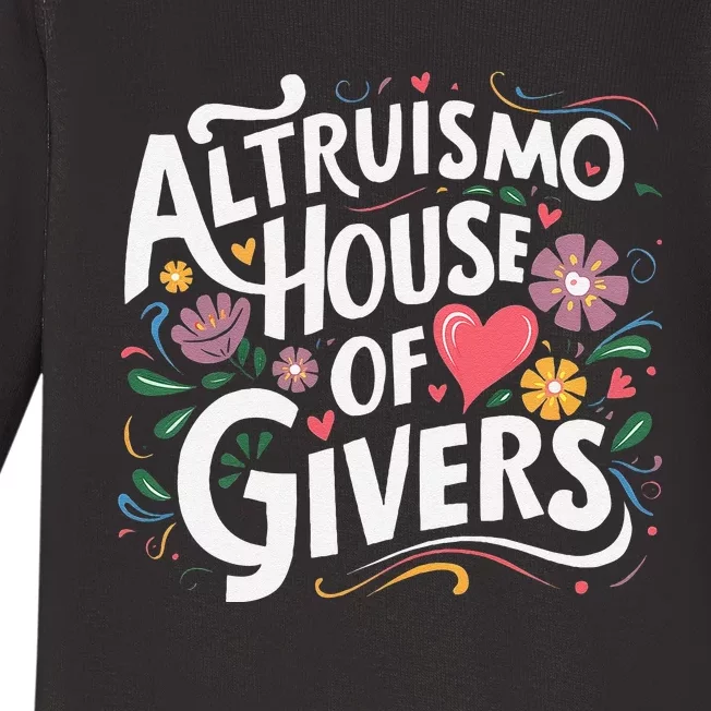 Altruismo House Of Givers Rca Givers School Spirit Gift Baby Long Sleeve Bodysuit