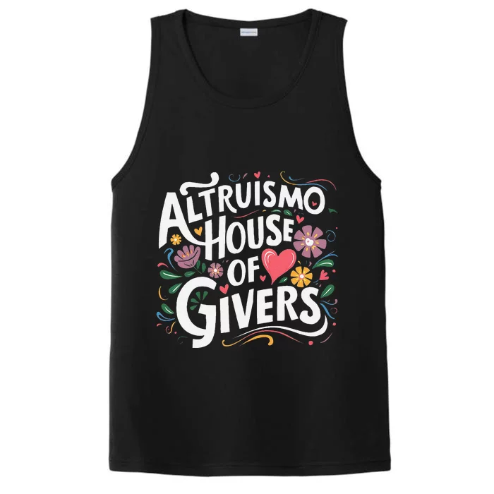 Altruismo House Of Givers Rca Givers School Spirit Gift Performance Tank