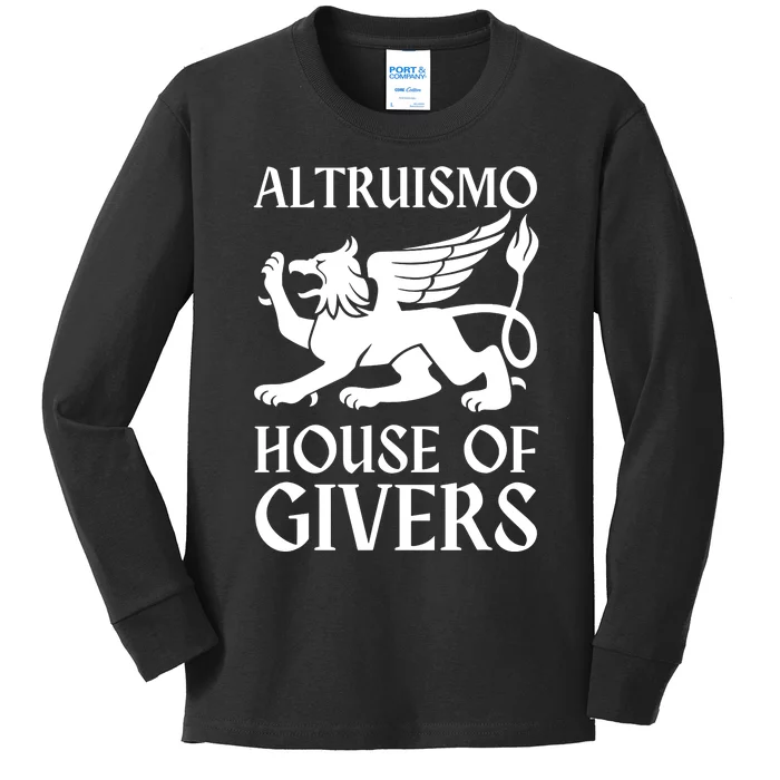 Altruismo House Of Givers Kids Long Sleeve Shirt