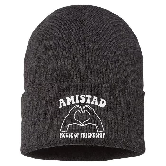 Amistad House Of Friendship Rca Friendly School Spirit Sustainable Knit Beanie