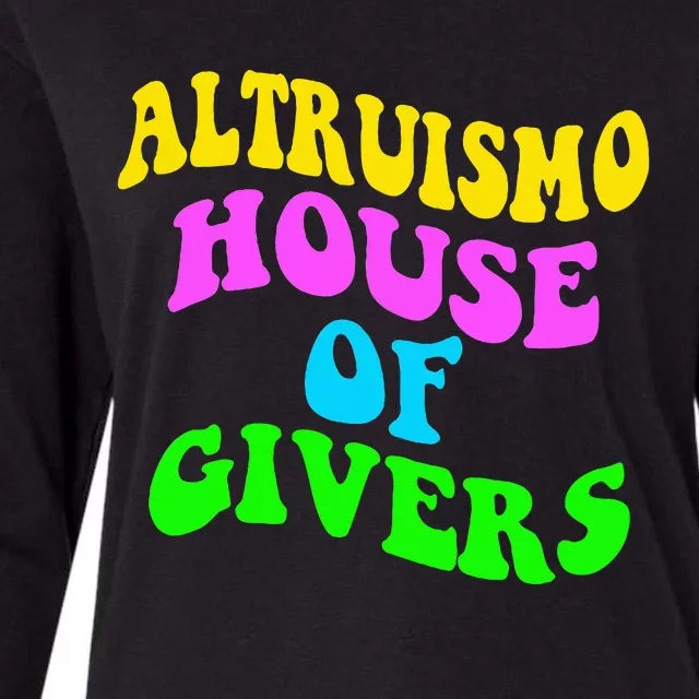 Altruismo House Of Givers Rca Givers School Spirit Womens Cotton Relaxed Long Sleeve T-Shirt