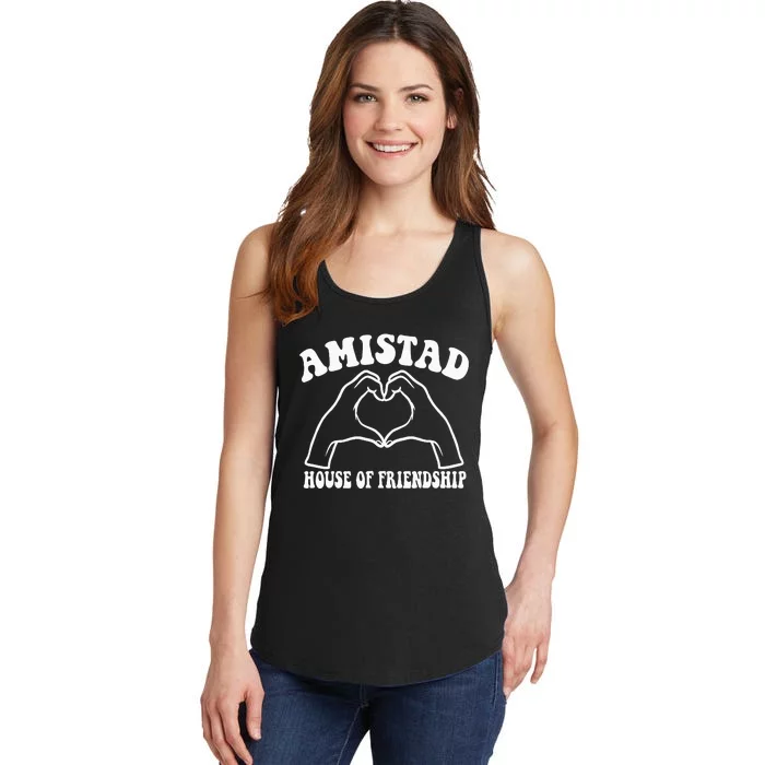 Amistad House Of Friendship Rca Friendly School Spirit Ladies Essential Tank