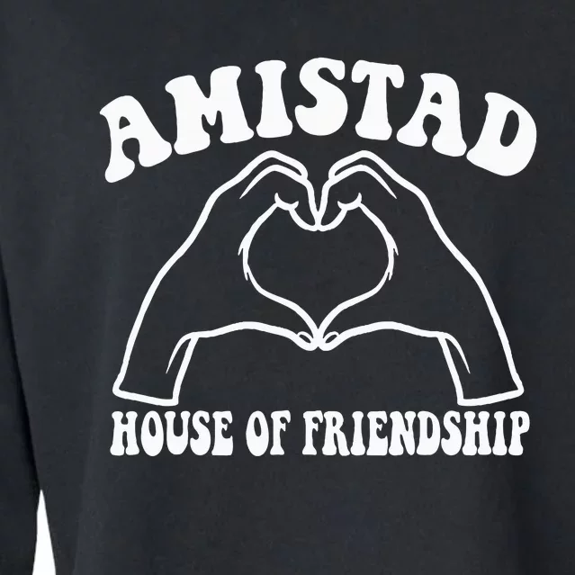 Amistad House Of Friendship Rca Friendly School Spirit Cropped Pullover Crew