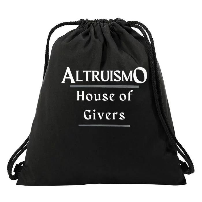 Altruismo House Of Givers Rca Givers School Spirit Drawstring Bag