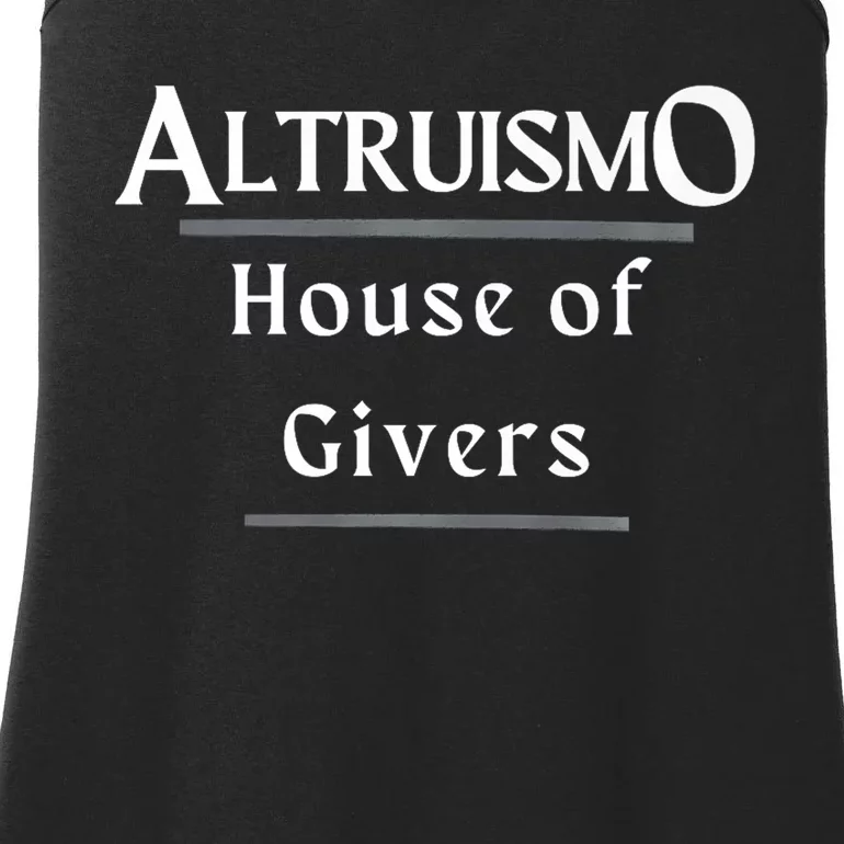 Altruismo House Of Givers Rca Givers School Spirit Ladies Essential Tank