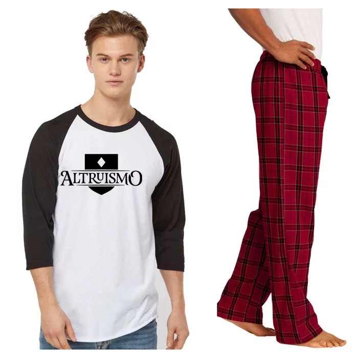 Altruismo House Of Givers School Spirit Givers Black Raglan Sleeve Pajama Set