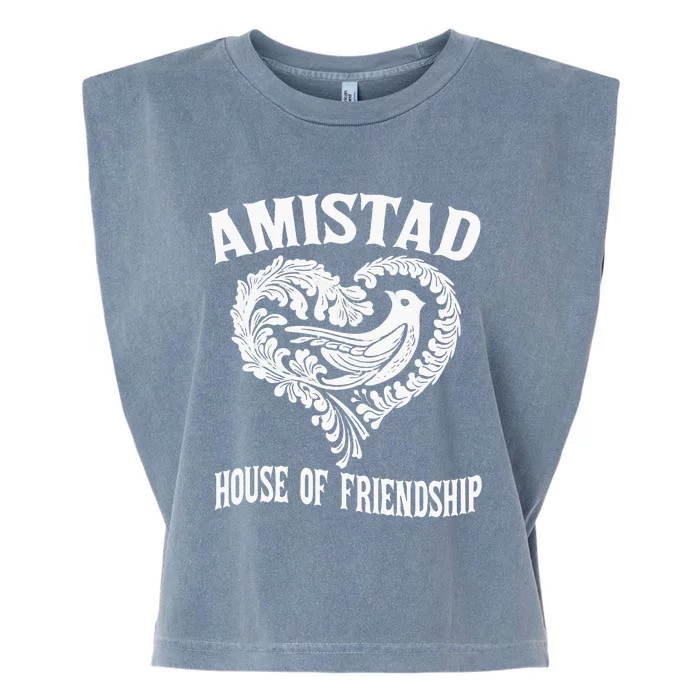 Amistad House Of Friendship Rca Friendly School Spirit Garment-Dyed Women's Muscle Tee