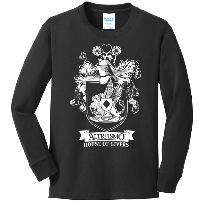 Altruismo House Of Givers Rca Givers School Spirit Kids Long Sleeve Shirt