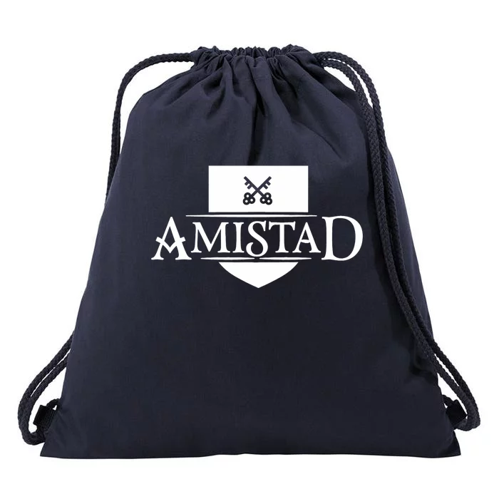 Amistad House Of Friendship House Retro Friendship Drawstring Bag