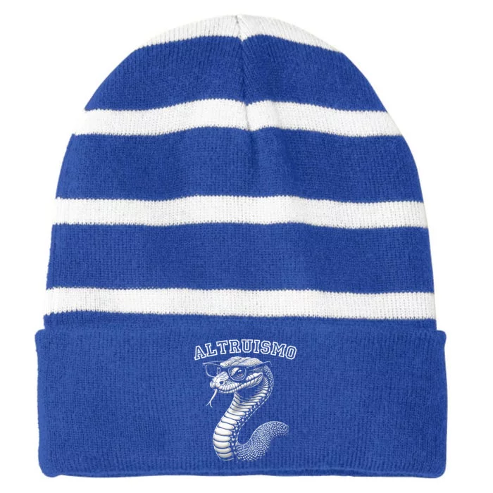 Altruismo House Of Givers Striped Beanie with Solid Band