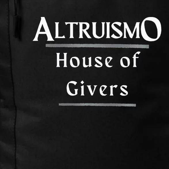 Altruismo House Of Givers Rca Givers School Spirit Black Altruismo House Of Gi Daily Commute Backpack