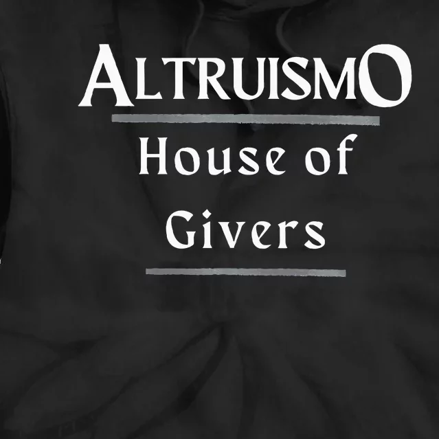 Altruismo House Of Givers Rca Givers School Spirit Black Altruismo House Of Gi Tie Dye Hoodie