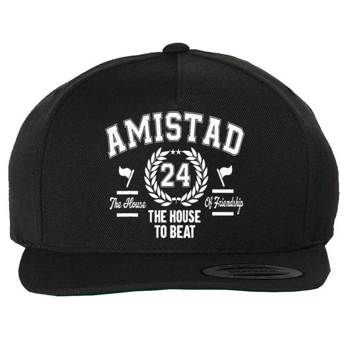 Amistad House Of Friendship House Friendship School Spirit Wool Snapback Cap