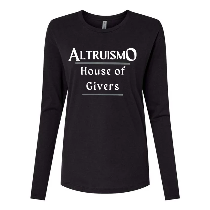 Altruismo House Of Givers Rca Givers School Spirit Womens Cotton Relaxed Long Sleeve T-Shirt