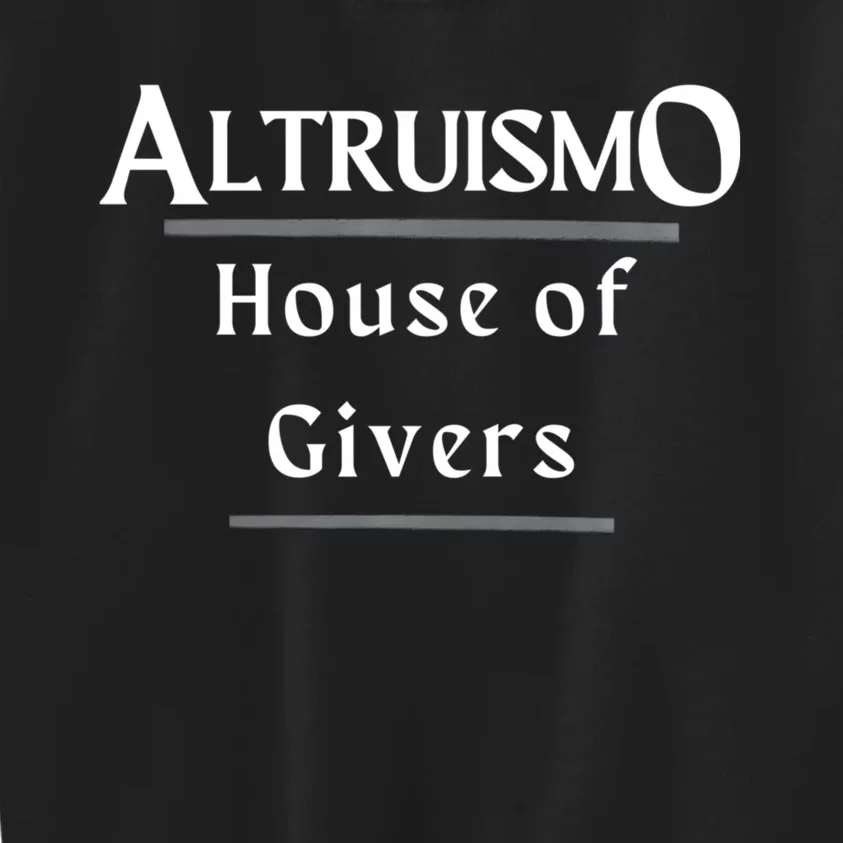 Altruismo House Of Givers Rca Givers School Spirit Kids Sweatshirt