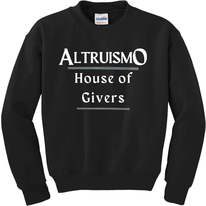 Altruismo House Of Givers Rca Givers School Spirit Kids Sweatshirt