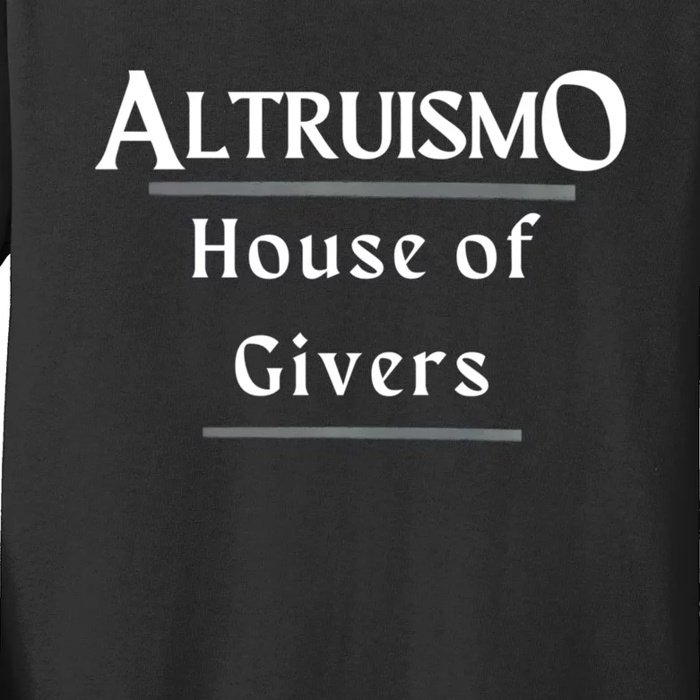 Altruismo House Of Givers Rca Givers School Spirit Kids Long Sleeve Shirt