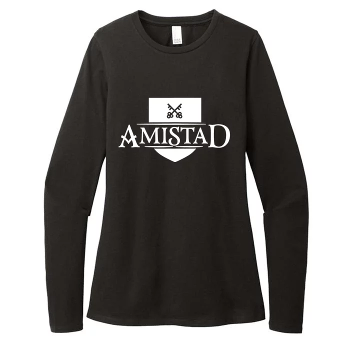 Amistad House Of Friendship House Retro Friendship Womens CVC Long Sleeve Shirt