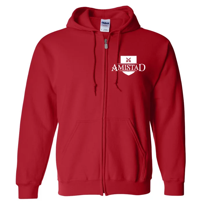 Amistad House Of Friendship House Retro Friendship Full Zip Hoodie