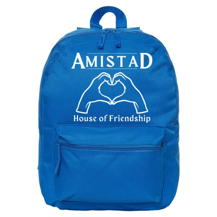 Amistad House Of Friendship Rca Friendly School Spirit 16 in Basic Backpack