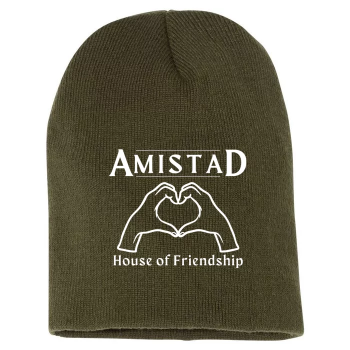 Amistad House Of Friendship Rca Friendly School Spirit Short Acrylic Beanie