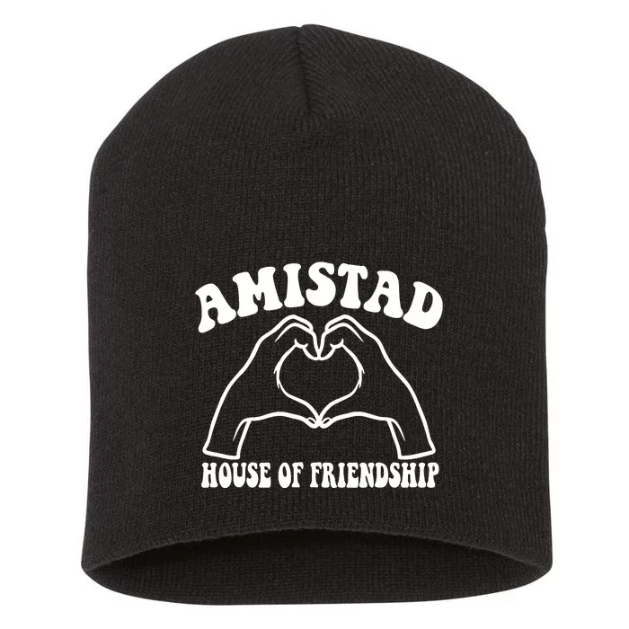 Amistad House Of Friendship Rca Friendly School Spirit Short Acrylic Beanie