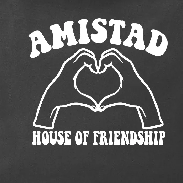 Amistad House Of Friendship Rca Friendly School Spirit Zip Tote Bag