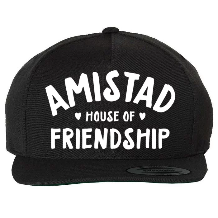 Amistad House Of Friendship Wool Snapback Cap