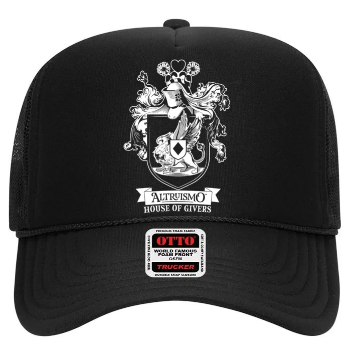 Altruismo House Of Givers Rca Givers School Spirit High Crown Mesh Trucker Hat