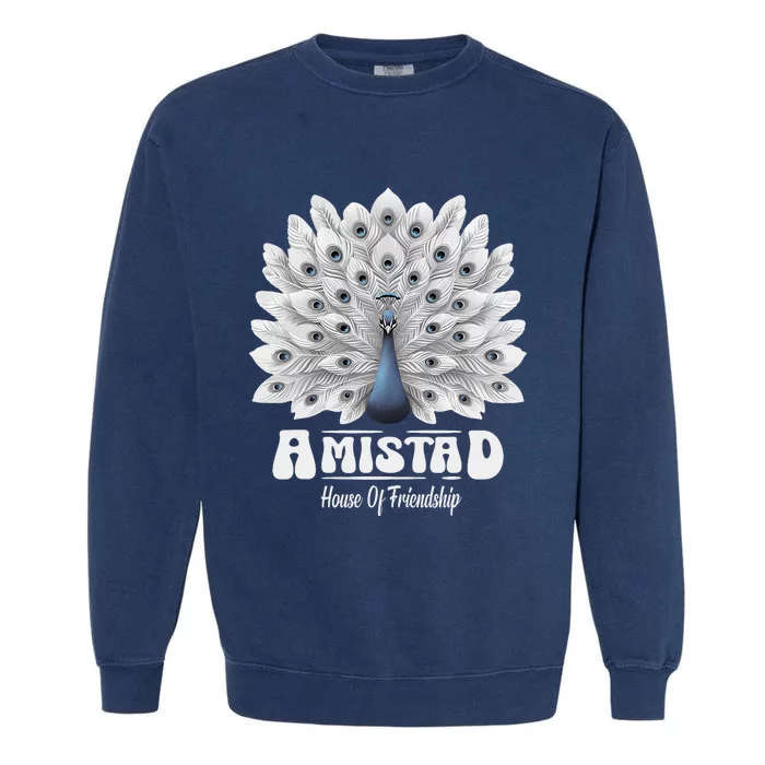 Amistad House Of Friendship Rca School Amistad House Red Garment-Dyed Sweatshirt