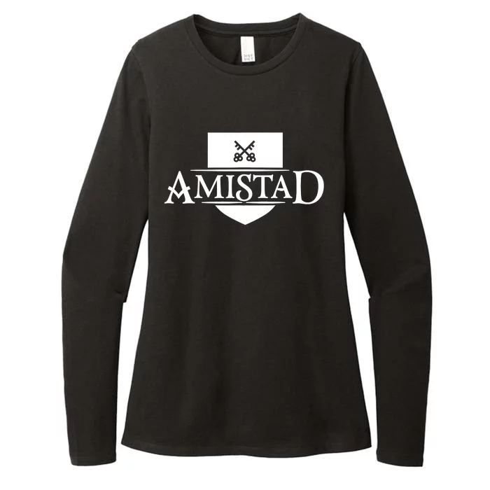 Amistad House Of Friendship House Retro Friendship Womens CVC Long Sleeve Shirt