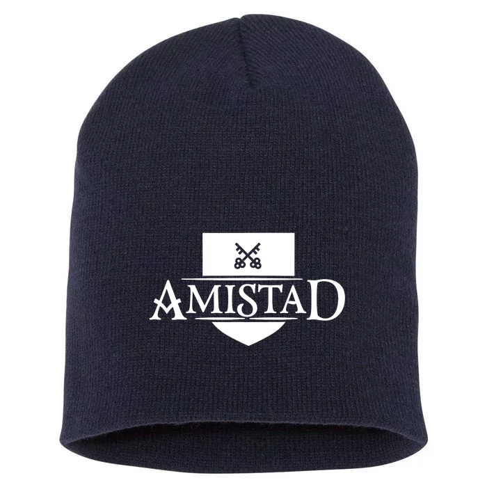 Amistad House Of Friendship House Retro Friendship Short Acrylic Beanie