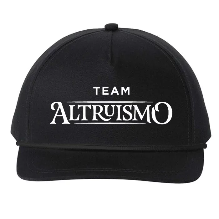 Altruismo House Of Givers School Spirit Givers Black Snapback Five-Panel Rope Hat