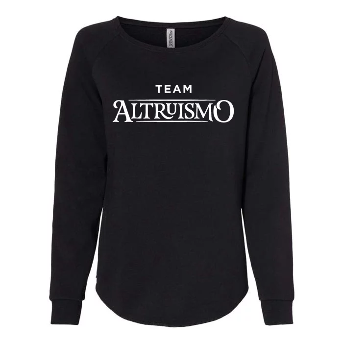 Altruismo House Of Givers School Spirit Givers Black Womens California Wash Sweatshirt