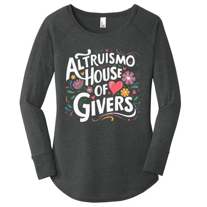 Altruismo House Of Givers Rca Givers School Spirit Women's Perfect Tri Tunic Long Sleeve Shirt