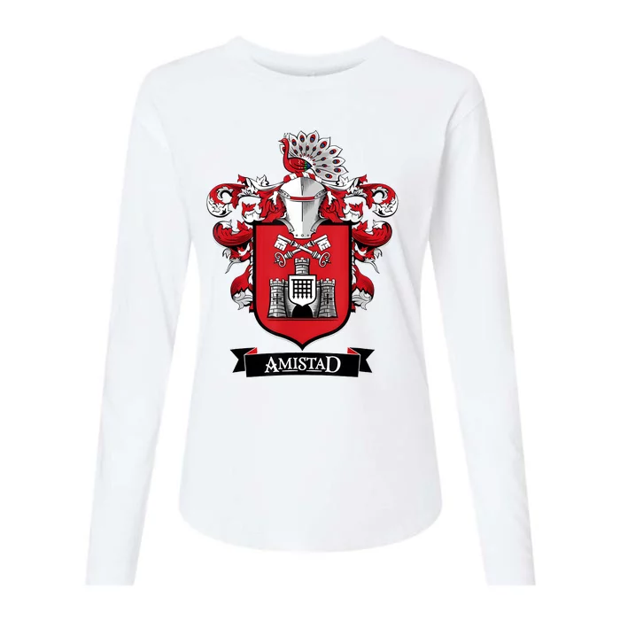 Amistad House Of Givers Rca Friendship School Spirit Womens Cotton Relaxed Long Sleeve T-Shirt