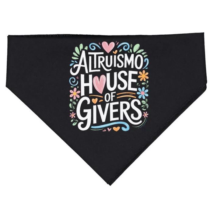 Altruismo House Of Givers Rca Givers School Spirit USA-Made Doggie Bandana