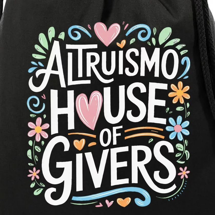 Altruismo House Of Givers Rca Givers School Spirit Drawstring Bag